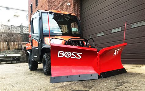 boss skid steer v plow|boss xt plow.